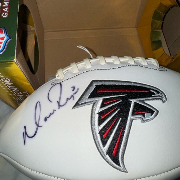 Matt Ryan #2 - Atlanta Falcons Signed Football (White Paneling) w COA - Picture 10 of 10